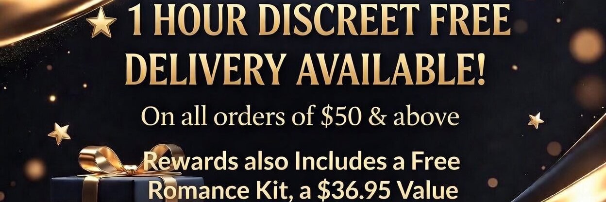 Romantic Depot 1 Hr Toy Delivery NY Tri state area banner