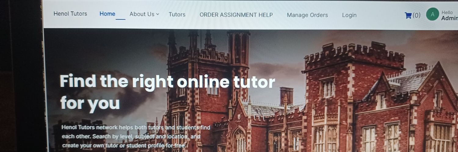 henoltutors.com banner