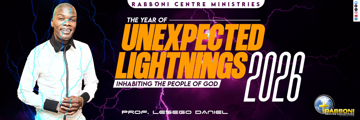 Prof. Lesego Daniel #2026Unexpected Lightning banner