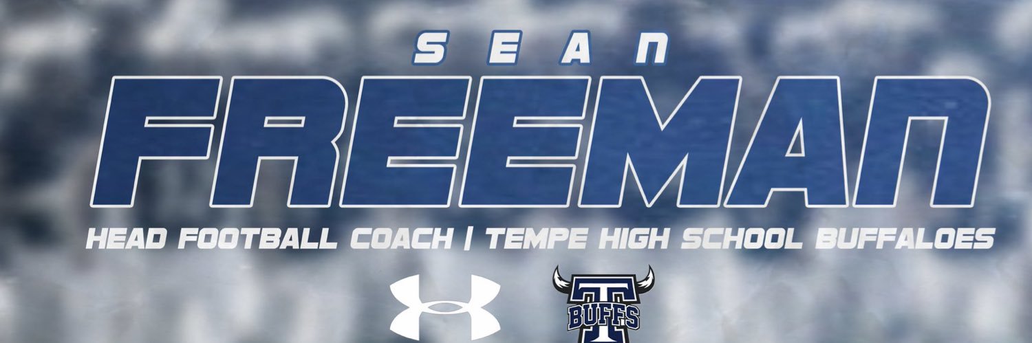 Coach Sean Freeman's banner