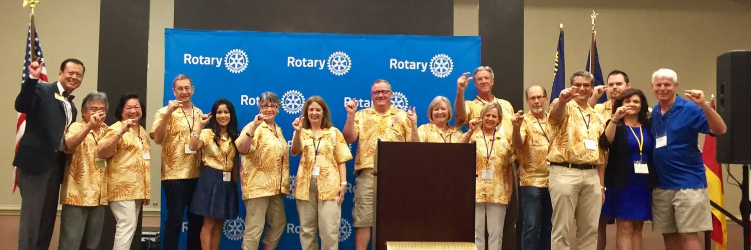 Brazosport Rotary banner