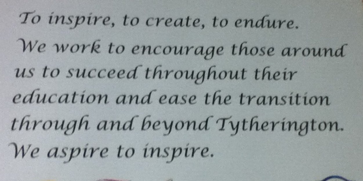 Tythy 6th Form banner