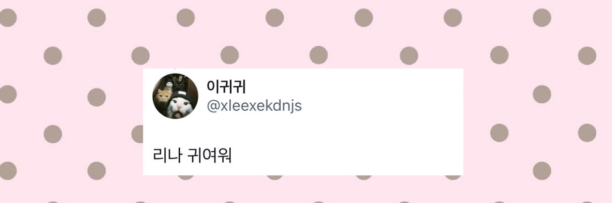 리나🎀 banner