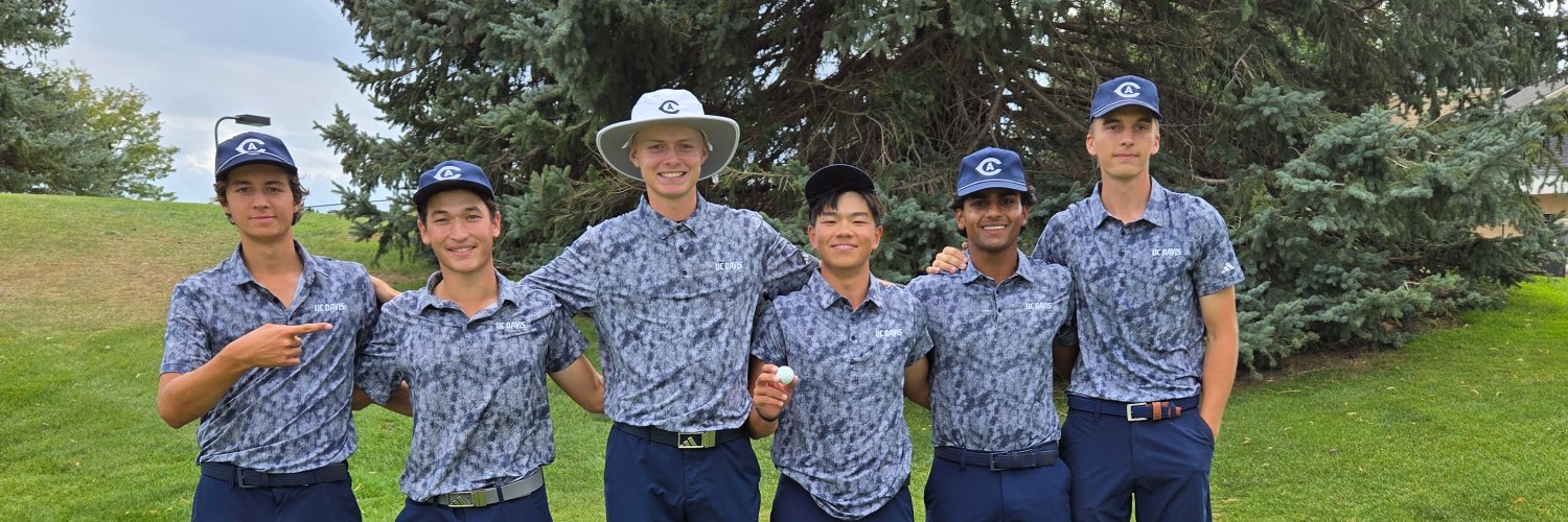 UC Davis Men's Golf banner