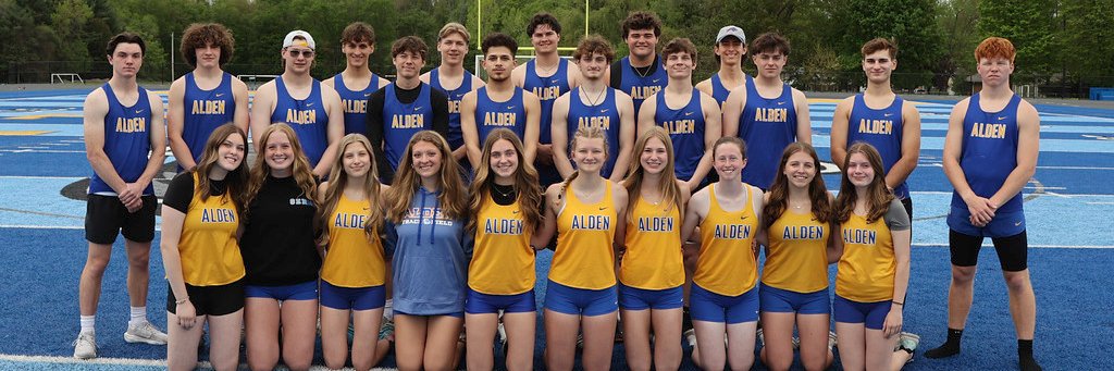 Alden Track & Field's banner