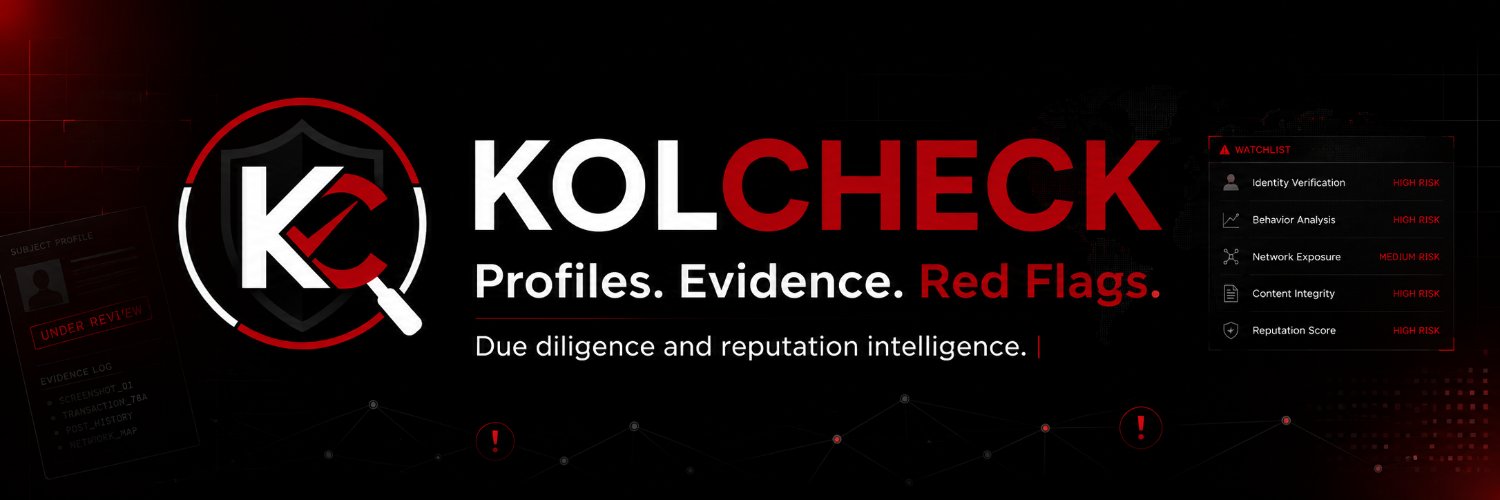 KOLCHECKintel's profile banner image