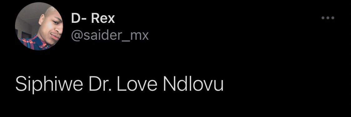 Siphiwe Ndlovu's banner
