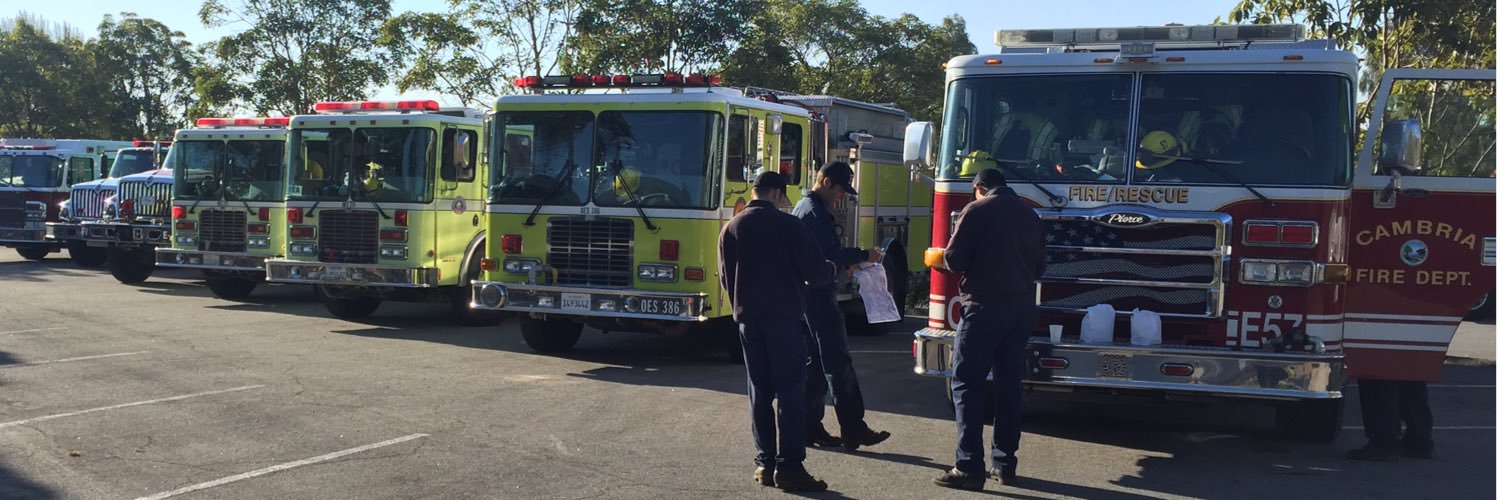 Cambria Firefighters banner