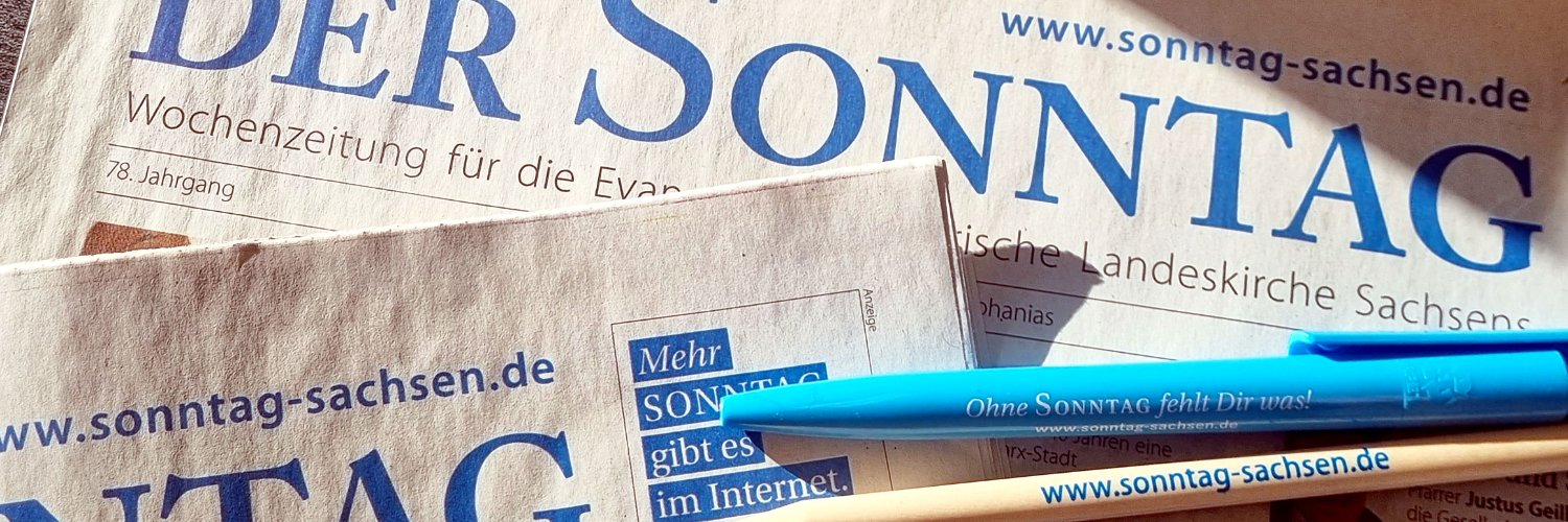 DER SONNTAG Sachsen banner