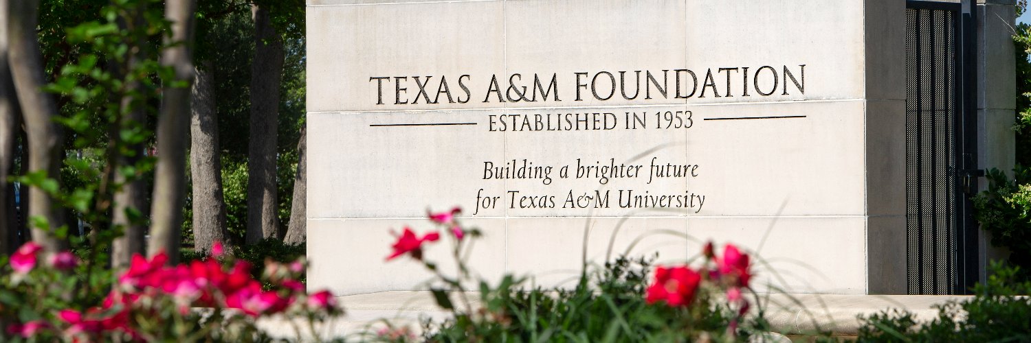 Texas A&M Foundation banner