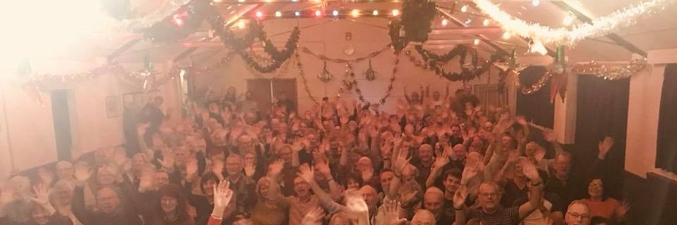 A Winter Union banner