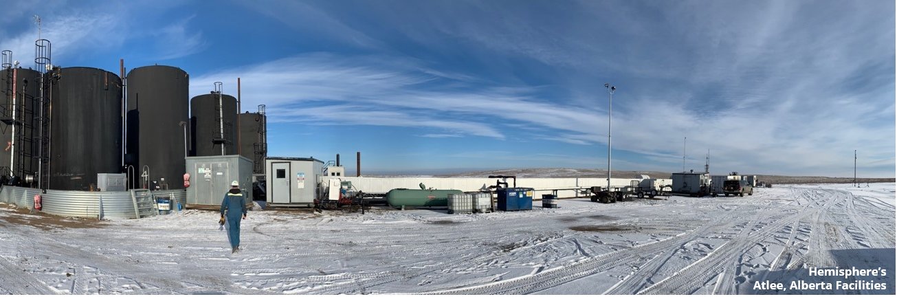 Hemisphere Energy Corporation banner