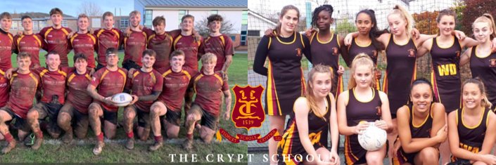 PE | The Crypt School banner