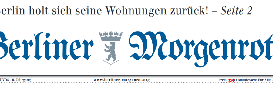 Berliner Morgenrot banner