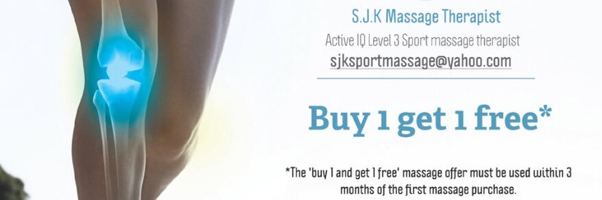SJK Sport Massage banner
