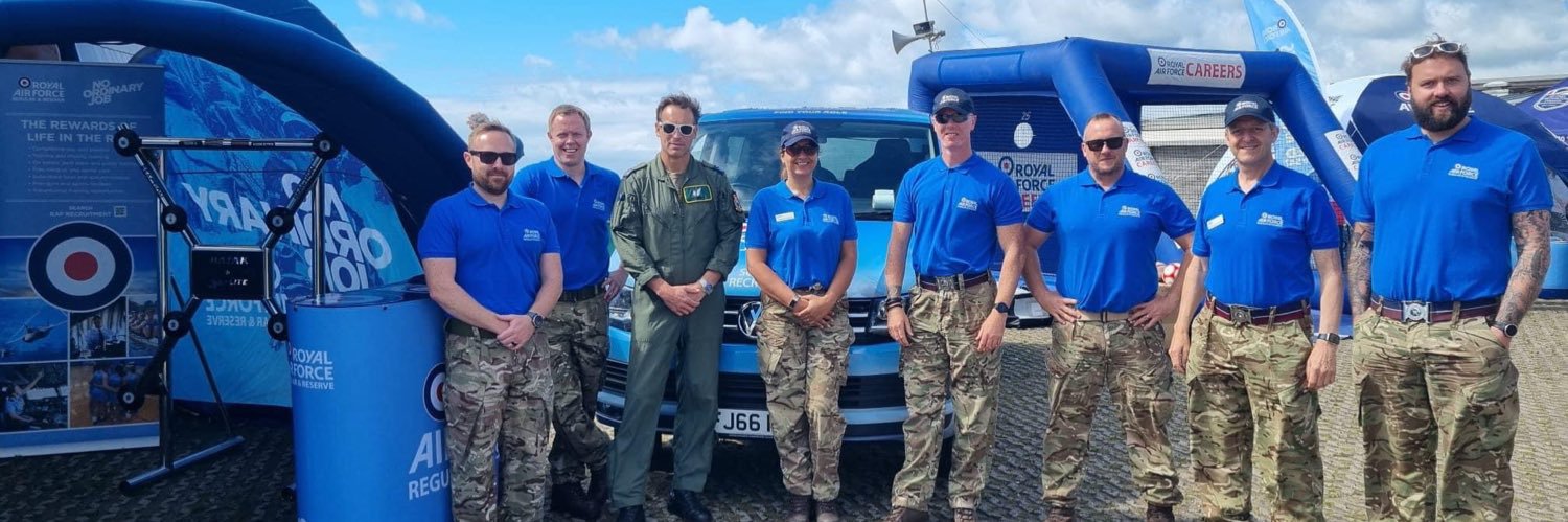 RAF Careers Engagement Wales banner