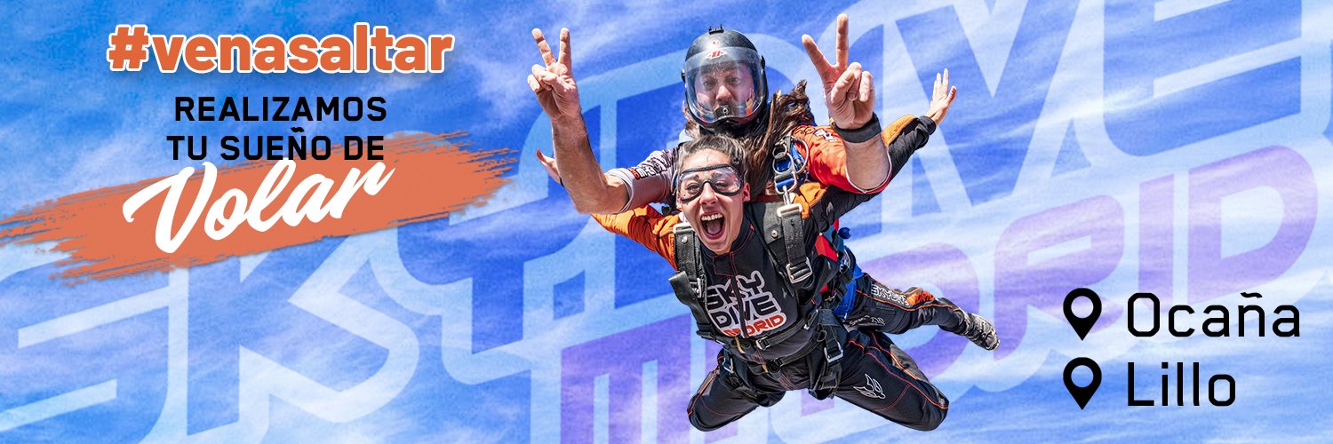 skydivemadrid's profile banner image
