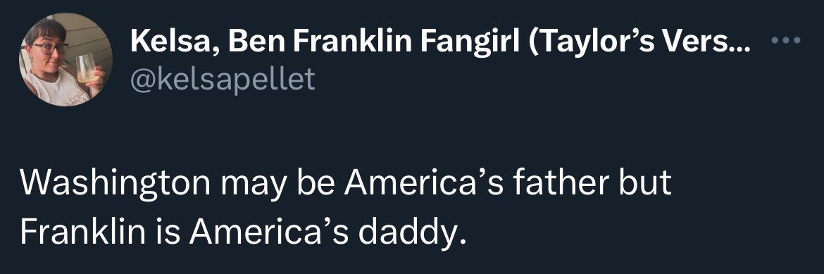 Kelsa, Ben Franklin Fangirl (Taylor’s Version) banner