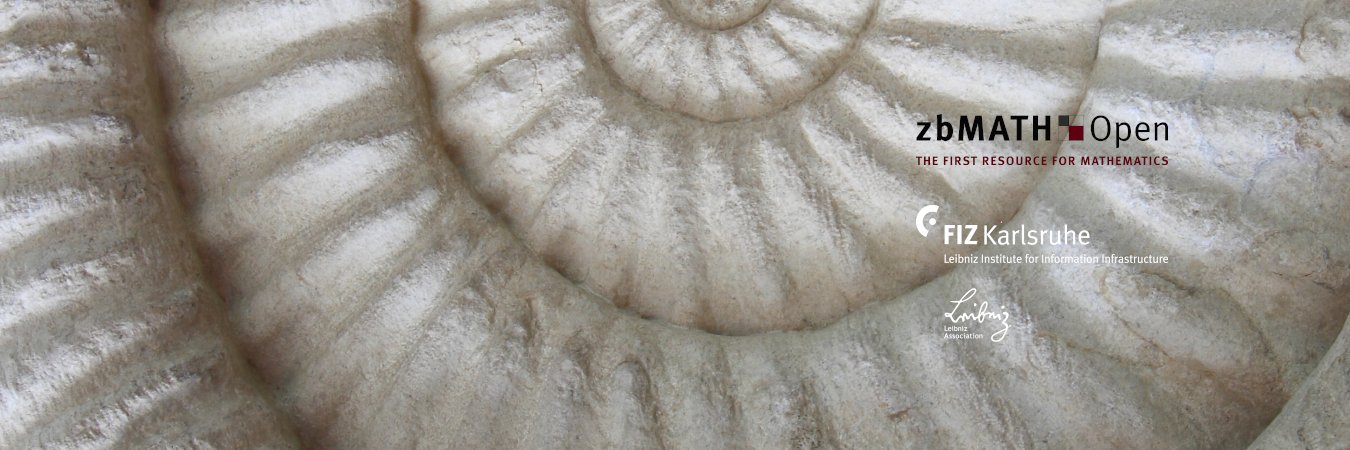 zbMATH Open banner