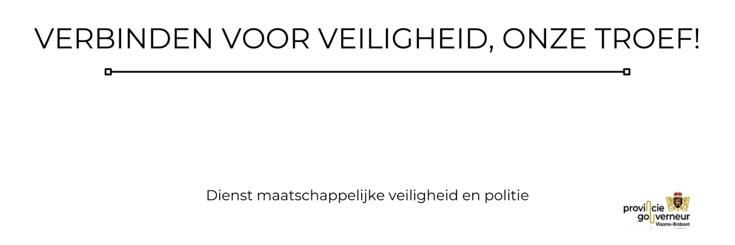 Maatschappelijke veiligheid en politie Vl-Brabant banner