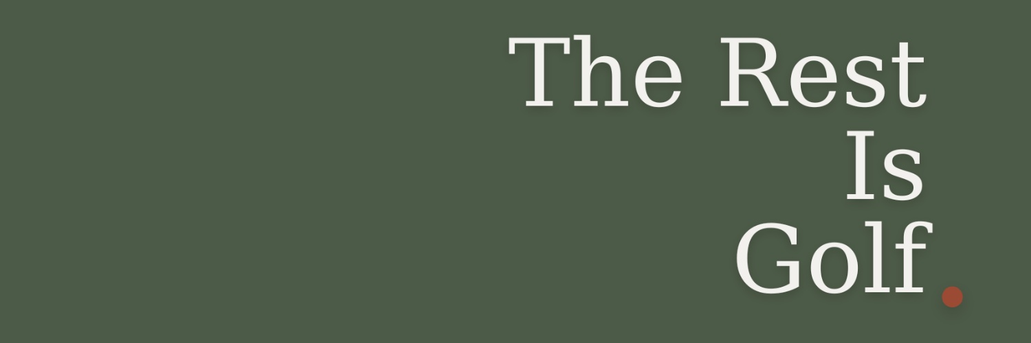 TheRestIsGolf's profile banner image