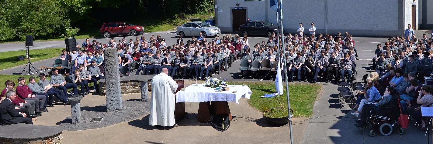 Rice College, Westport ...an Edmund Rice School banner