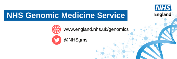 NHS Genomic Medicine Service's banner
