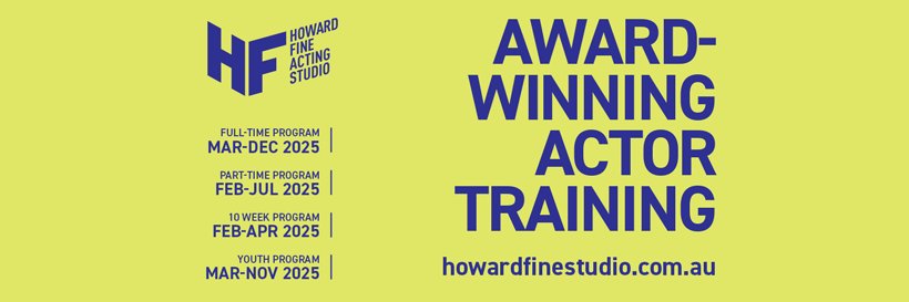 Howard Fine Acting Studio Australia banner