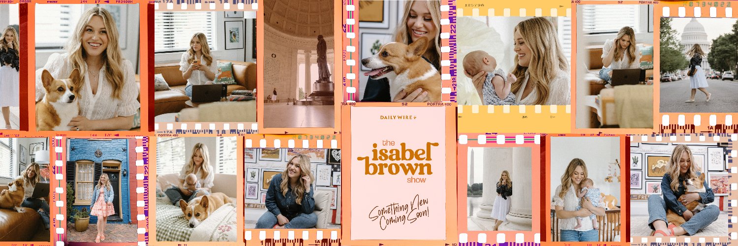 Isabel Brown's banner