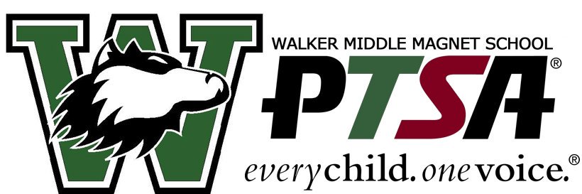 Walker Middle Magnet IB World School PTSA banner