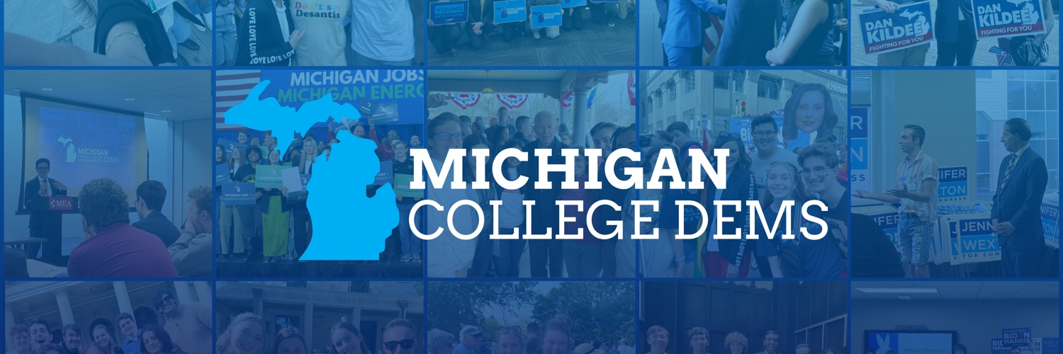 Michigan College Democrats banner