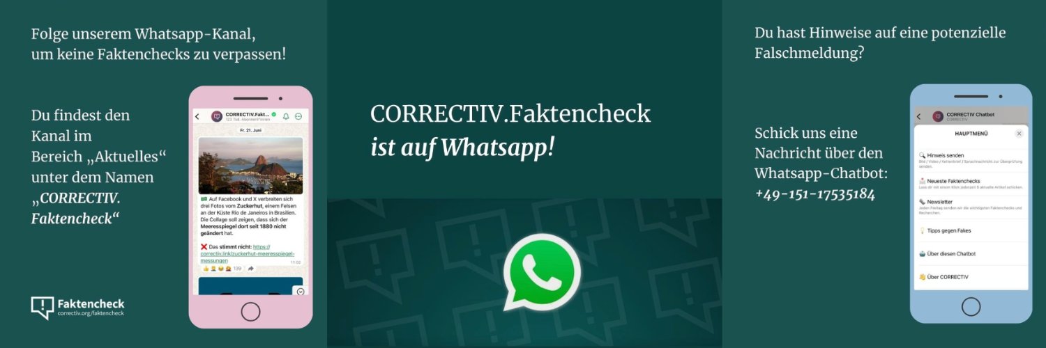 CORRECTIV.Faktencheck's banner