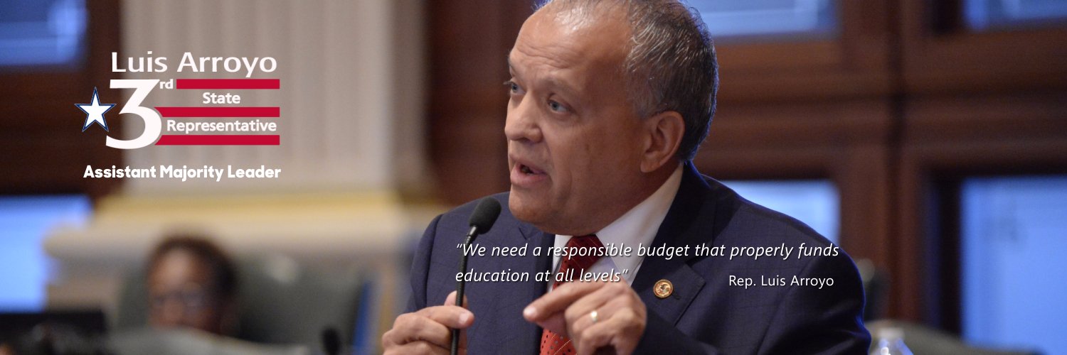 Rep. Luis Arroyo banner