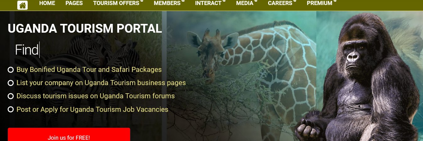 UganTours's profile banner image