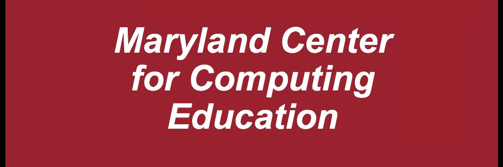 Maryland Center for Computing Education banner