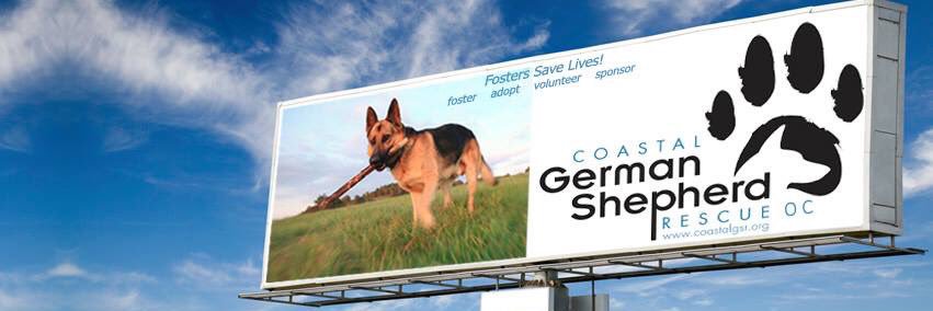 Coastal German Shepherd Rescue banner