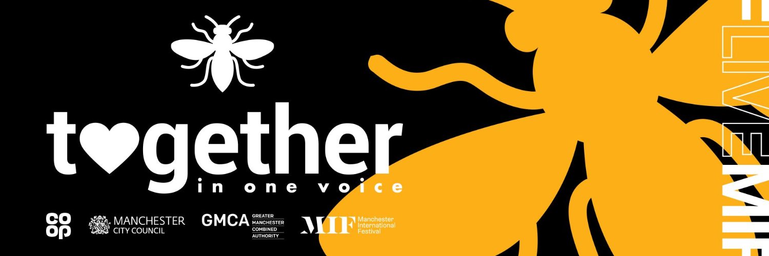 together in one voice banner