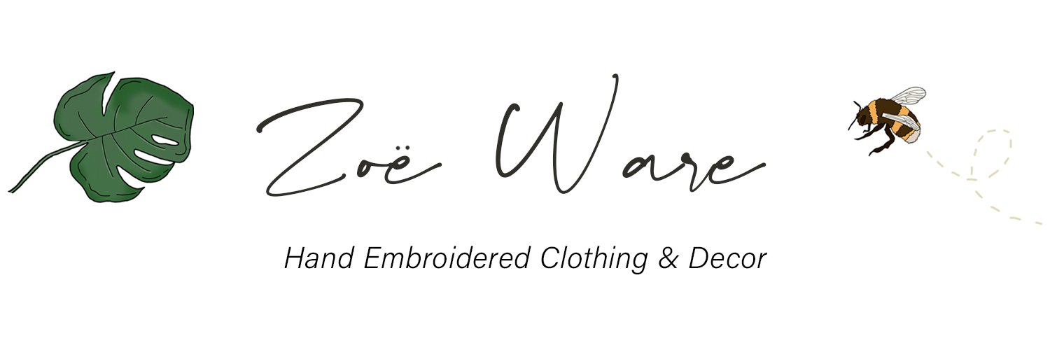 Zoë🌻 Embroidery Artist 🌿's banner