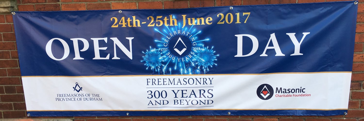 Stanley Masonic Hall banner