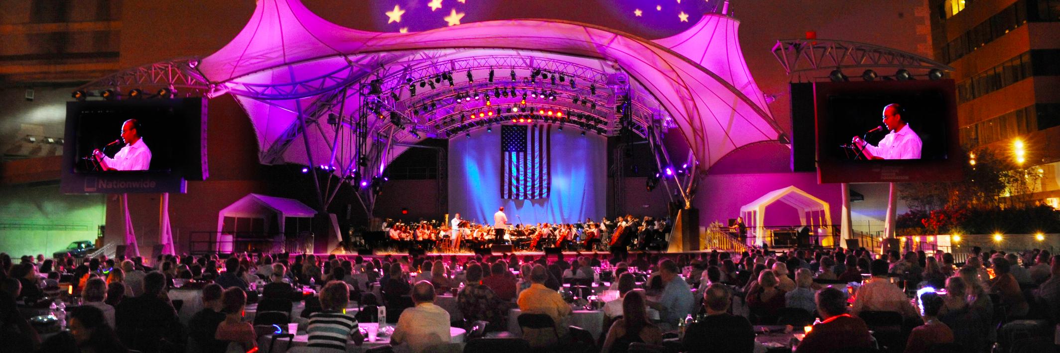 Columbus Commons banner