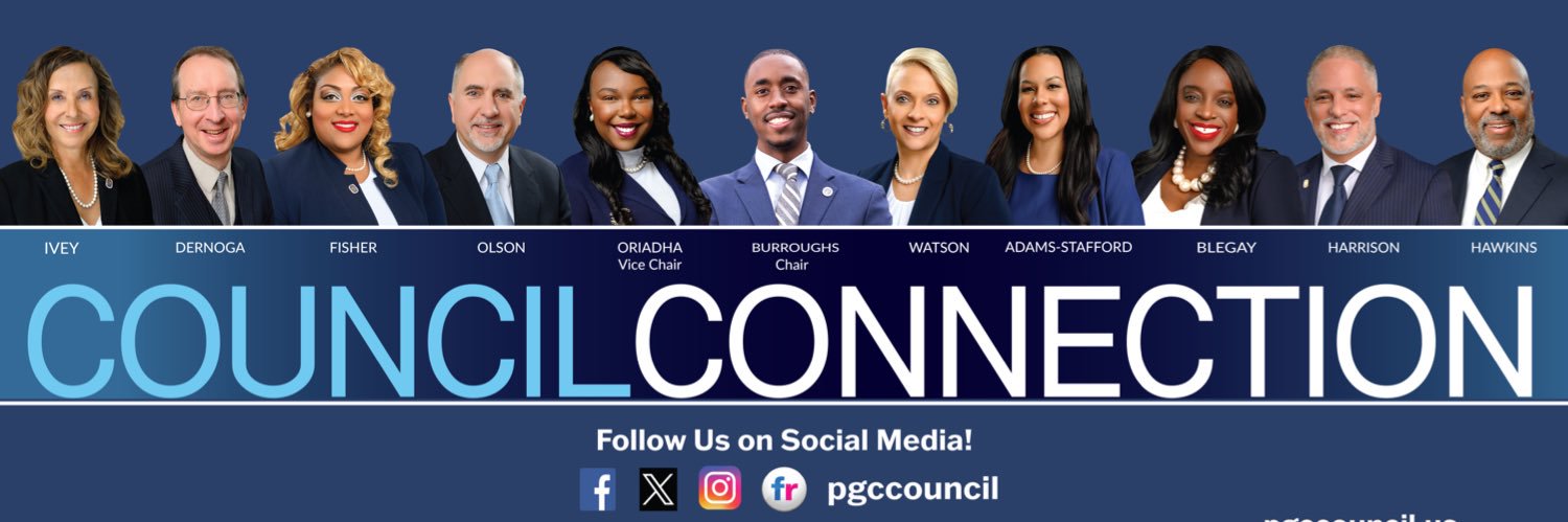Prince George's County Council's banner