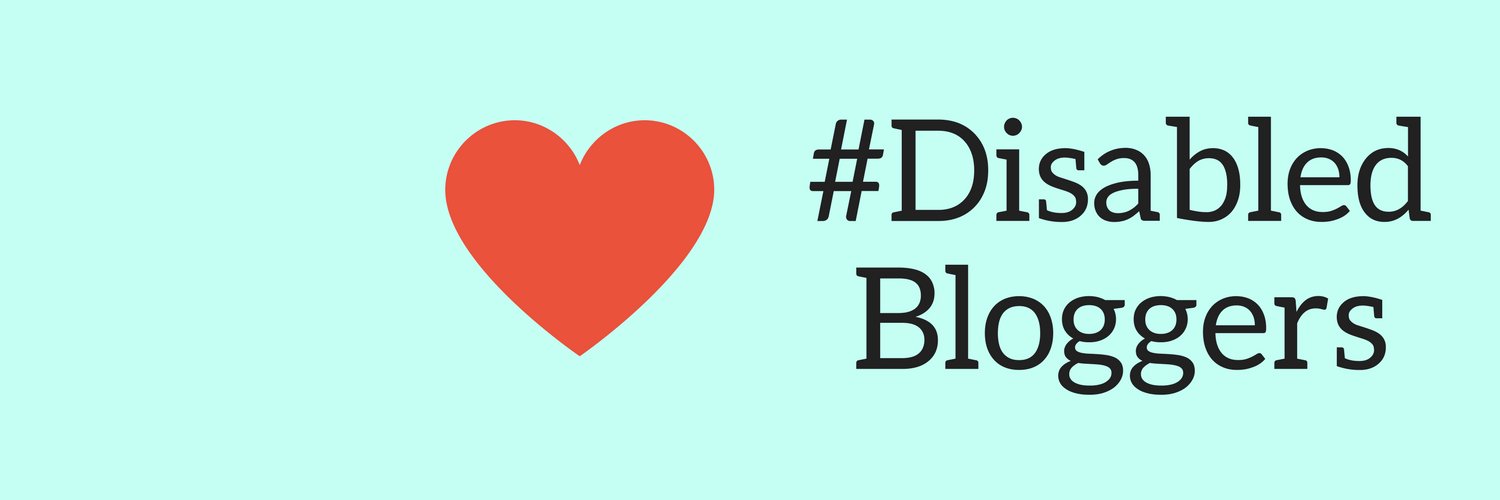 #DisabledBloggers banner