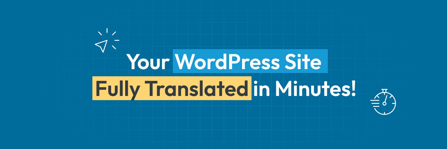 TranslatePress's banner