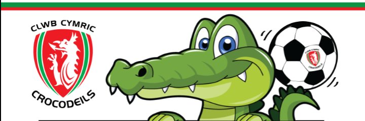 Clwb Cymric Crocodeils banner