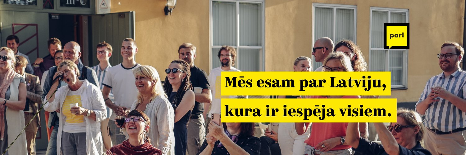 Kustība "Par!" 🇺🇦 banner