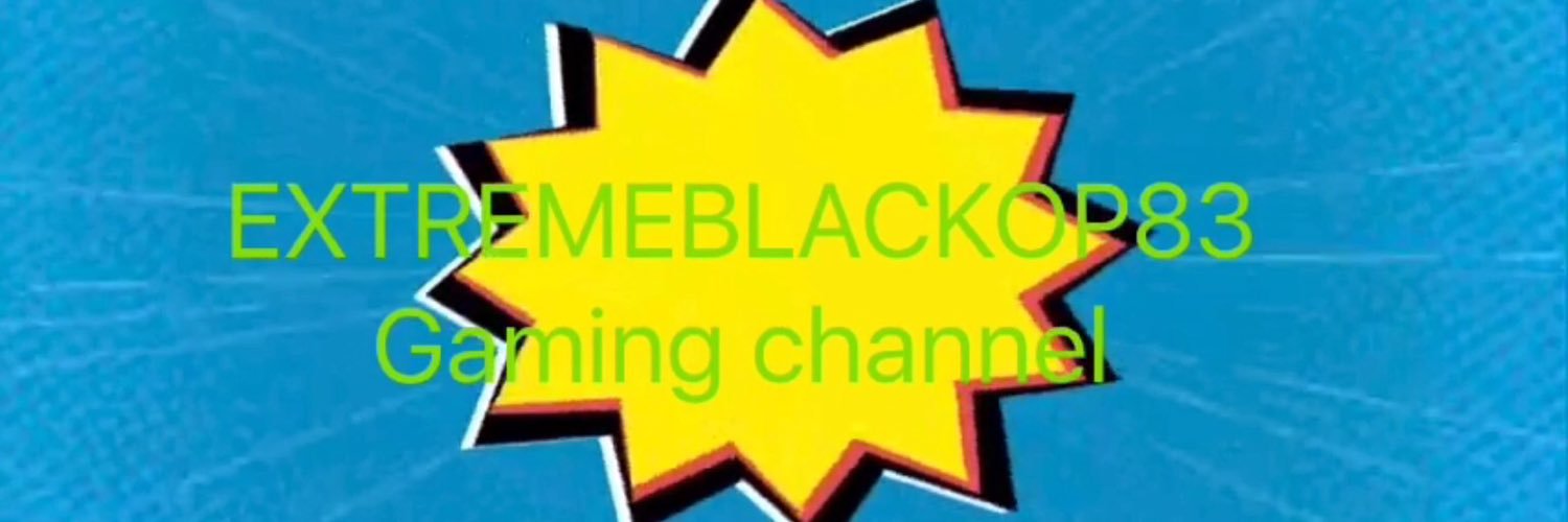 extremblackop83's profile banner image