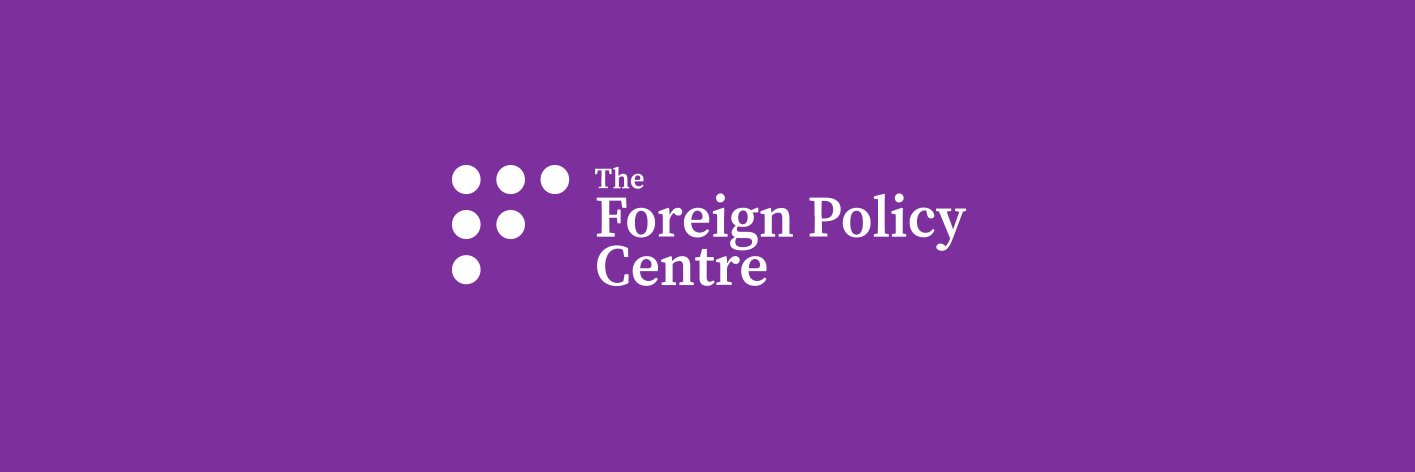 Foreign Policy Centre's banner