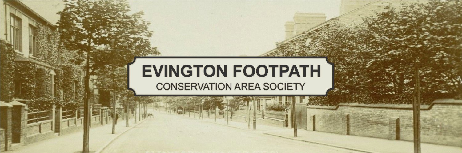 Evington Footpath banner
