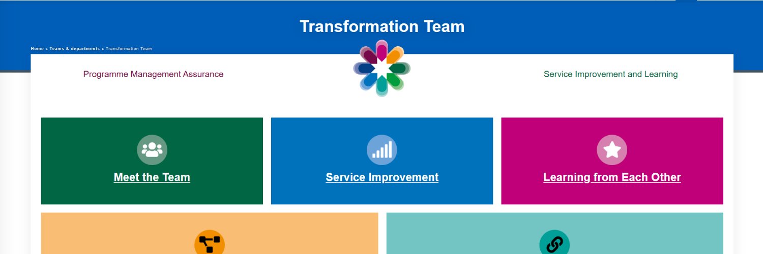 Transformation Team banner