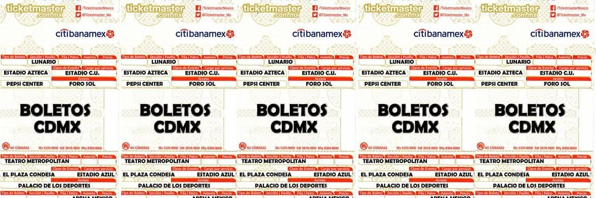 Boletos CDMX banner